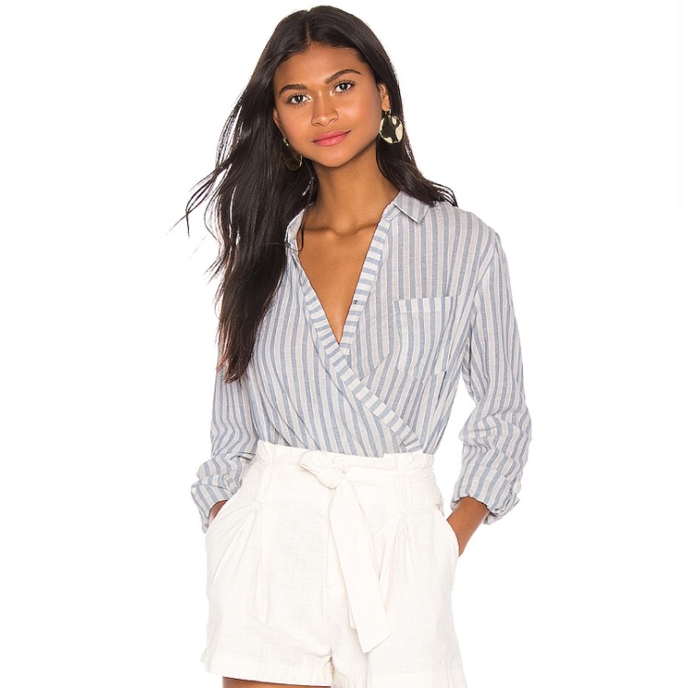 NWT Heartloom Everett Blouse in Sky
